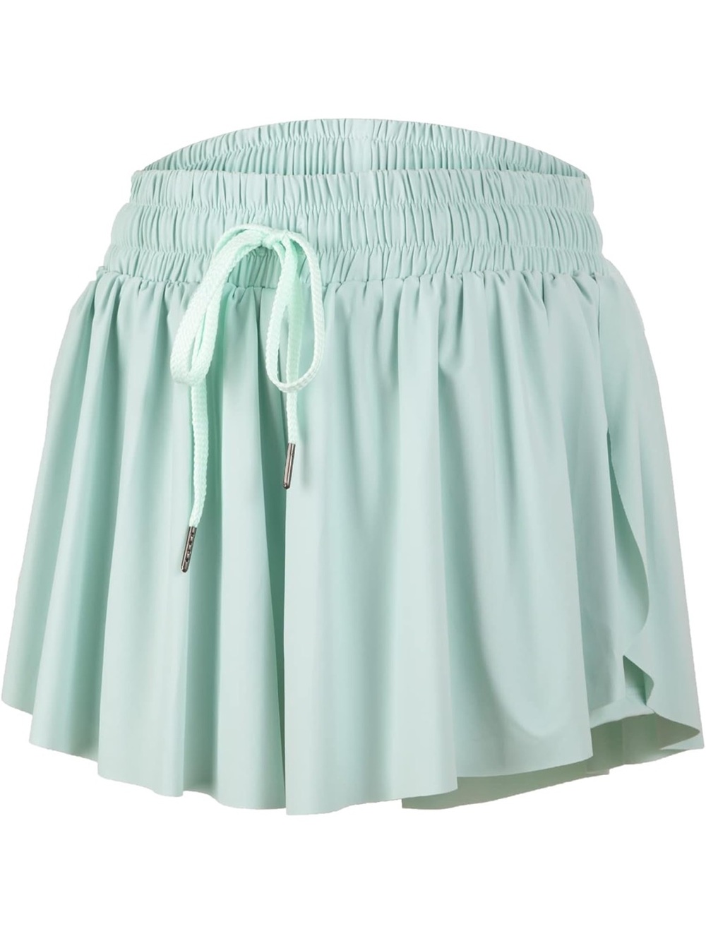 Flowy Athletic Shorts Light Green